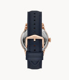 Townsman Automatic Navy Leather Watch - ME3171