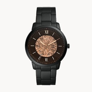 FOSSIL Neutra Automatic Black Stainless Steel Watch - ME3183 - KRISHNA WATCH COMPANY