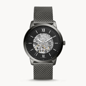 FOSSIL Neutra Automatic Smoke Stainless Steel Watch ME3185 - KRISHNA WATCH COMPANY