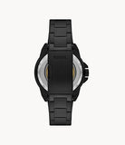 FOSSIL Bronson Automatic Black Stainless Steel Watch ME3217