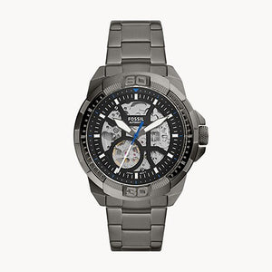 Bronson Automatic Smoke Stainless Steel Watch - ME3218 - KRISHNA WATCH COMPANY