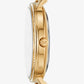 Michael Kors Pyper Pavé Gold-Tone Logo Watch MK4593