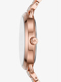 Mini Portia Pavé Rose-Gold Tone Watch MK4598 - KRISHNA WATCH COMPANY