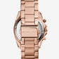 Michael Kors Blair Rose Gold-Tone Stainless Steel Chronograph Watch MK5263