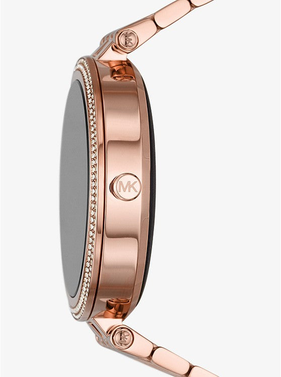 MICHAEL KORS Gen 5E Darci Pavé Rose Gold-Tone Smartwatch MKT5128