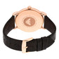 Emporio Armani Three-Hand Date Brown Leather Watch AR2502