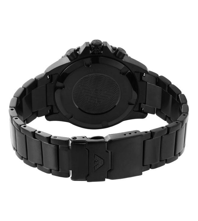 Chronograph Black Stainless Steel Watch AR11363