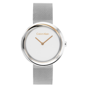 Calvin Klein 25200011 Twisted Bezel Quartz Watch for Women - KRISHNA WATCH COMPANY