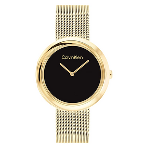 Calvin Klein 25200012 Twisted Bezel Quartz Watch for Women - KRISHNA WATCH COMPANY