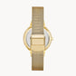 Anita Lille Gold-Tone Steel Mesh Watch SKW2150
