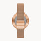 Gitte Two-Hand Rose Gold-Tone Stainless Steel Mesh Watch SKW3013