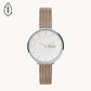 Gitte Two-Hand Two-Tone Stainless Steel Mesh Watch SKW3014