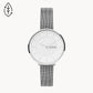 Gitte Two-Hand Silver-Tone Stainless Steel Mesh Watch SKW3016