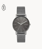 Signatur Three-Hand Gray Steel Mesh Watch SKW6577