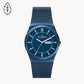 Melbye Three-Hand Day-Date Ocean Blue Stainless Steel Mesh SKW6788