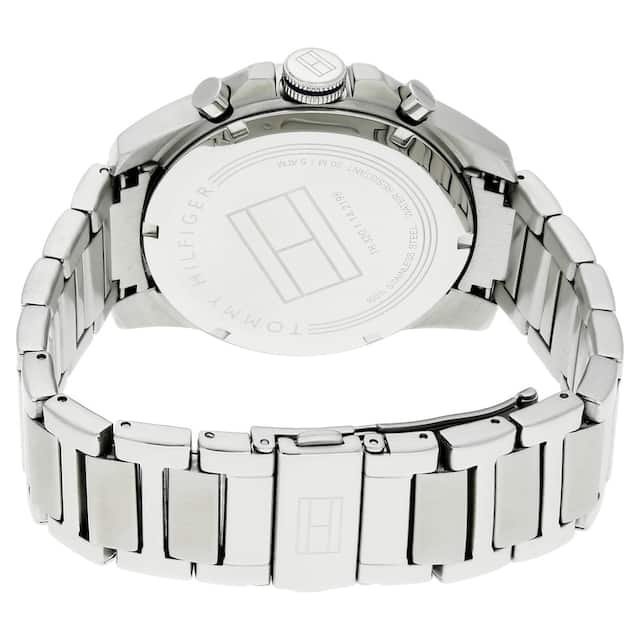 Tommy Hilfiger Blue Dial Silver Stainless Steel Strap Watch 1791348 - KRISHNA WATCH COMPANY