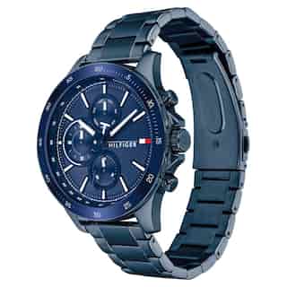 Tommy Hilfiger Blue Dial Stainless Steel Strap Watch 1791720 - KRISHNA WATCH COMPANY