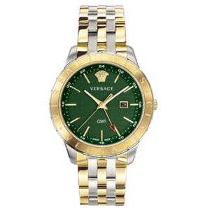 VERSACE VEBK00718 UNIVERS GREEN DIAL WATCH FOR MEN - KRISHNA WATCH COMPANY