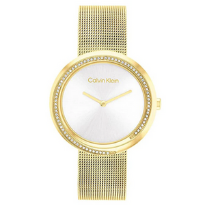 Calvin Klein 25200150 Twisted Bezel Crystals Watch for Women - KRISHNA WATCH COMPANY
