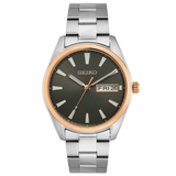 Seiko Analog Brown Dial Men's Watch-SUR344P1