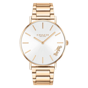 Womens Perry Silver White Dial Stainless Steel Analogue Watch - CO14503576W - KRISHNA WATCH COMPANY