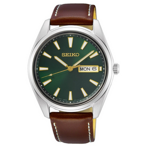 Seiko Dress Analog Green Dial Men's Watch - SUR449P1 - KRISHNA WATCH COMPANY