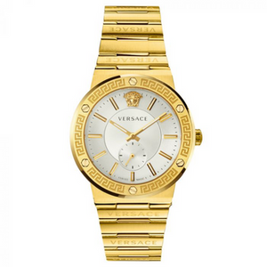 Versace Men Greca logo-vi Silver Watches VEVI00520 - KRISHNA WATCH COMPANY