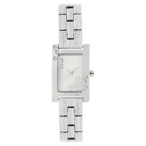 Titan Raga Silver Dial Metal Strap Watch 9716SM01 - KRISHNA WATCH COMPANY
