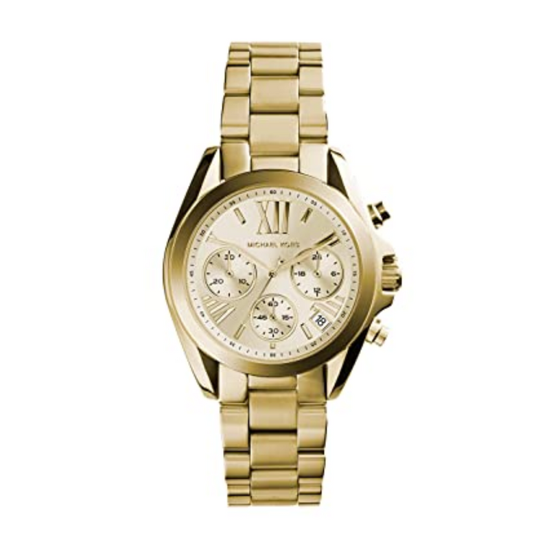Michael Kors Mini Bradshaw Analog Gold Dial Watch - MK5798 - KRISHNA WATCH COMPANY
