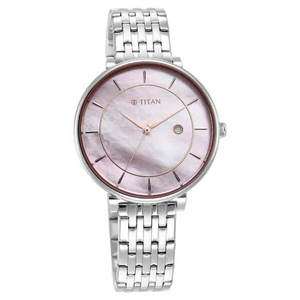 Titan Premium Workwear with Beige Dial Analog with Date Watch 2673SM02 / NS2673SM02 - KRISHNA WATCH COMPANY
