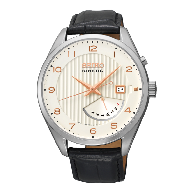 Seiko Kinetic Cream Men's Watch SRN049P1 - KRISHNA WATCH COMPANY