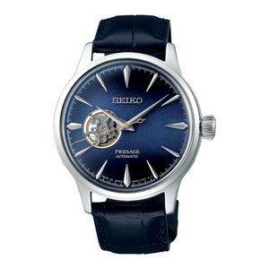 Seiko Presage Men's Blue Analog Leather Automatic Watch SSA405J1 - KRISHNA WATCH COMPANY