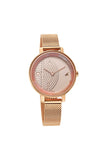 Fastrack Younique Rose Gold Dial Stainless Steel Strap Watch 6278WM01 - KRISHNA WATCH COMPANY