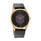 Titan Solar Black Dial Leather Strap Watch 1806WL05