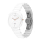 TITAN Edge Squircle White Dial Ceramic Strap Watch for Men 1841QC03