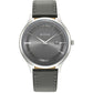 TITAN Classique Slimline Watch with Grey Dial & Green Leather Strap 90142SL01(DM685)