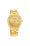 TITAN Titan Classique Slimline Champagne Dial Stainless Steel Strap Watch 90142YM01