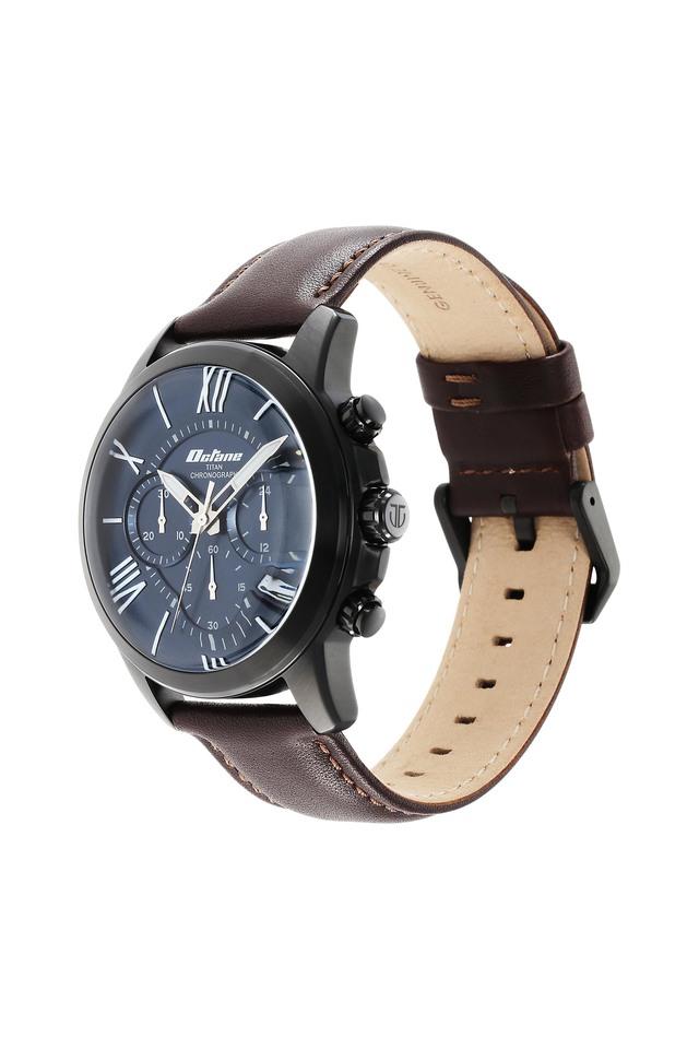 Titan Octane Classic Sporty Blue Dial Stainless Steel Strap Watch 90152NL01 - KRISHNA WATCH COMPANY