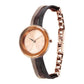 TITAN Raga Delight Rose Gold Dial Stainless Steel Strap Watch 95153KM01