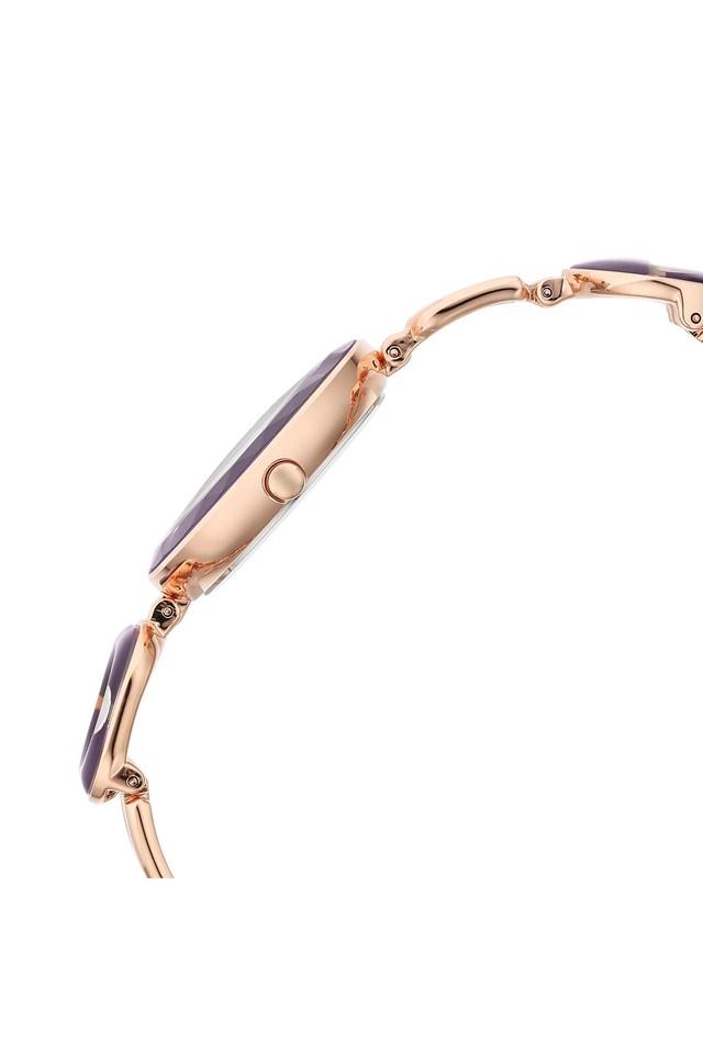 TITAN Raga Delight Purple Dial Metal Strap Watch 95198WM01