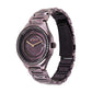 Titan Purple Glitz Purple Dial Stainless Steel Strap Watch 95206QM01