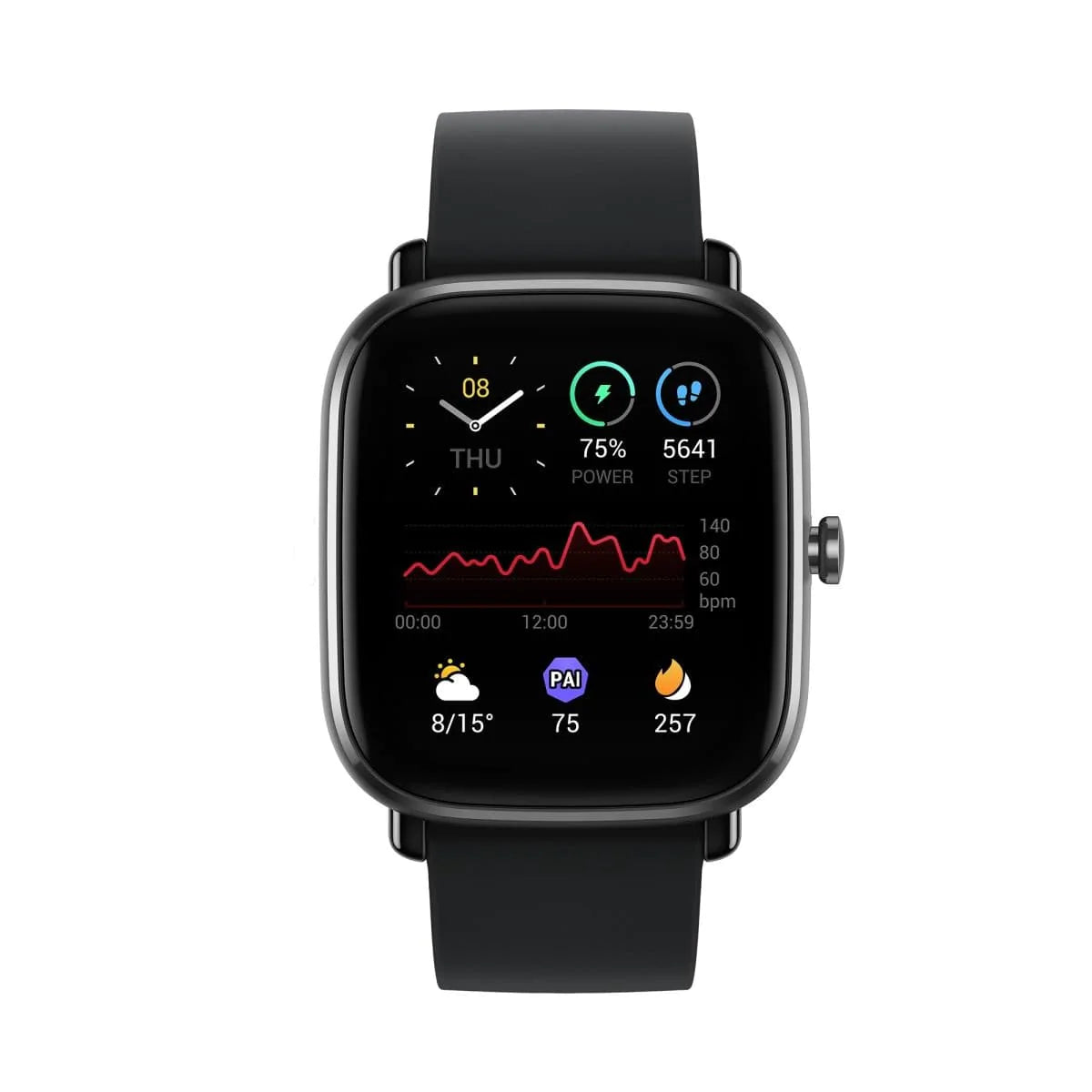 Amazfit GTS 2 Mini Black Smartwatch - KRISHNA WATCH COMPANY
