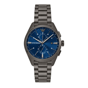 Emporio Armani Gun-Metal Watch AR11481 - KRISHNA WATCH COMPANY