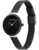 Calvin Klein 25200084 Minimalistic T Bar 28Mm Mesh Quartz Watch for Women