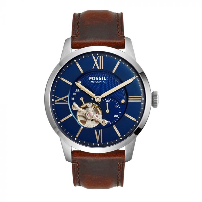 FOSSIL Townsman Automatic Brown Leather Watch - ME3110 - KRISHNA WATCH COMPANY