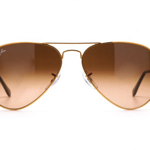 RAY-BAN SUNLGASSES AVIATOR GRADIENT BRONZE RB 3025 9001A558 - KRISHNA WATCH COMPANY