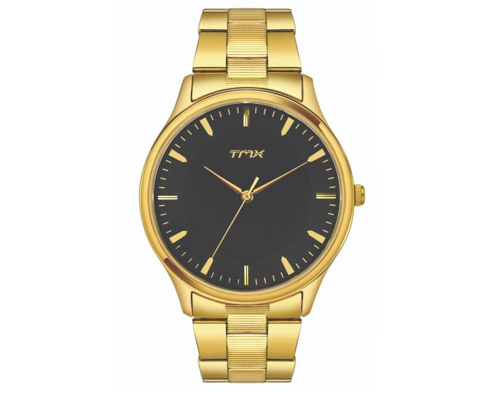 Ornate Black Dial Bracelet Watch TM0TG7307