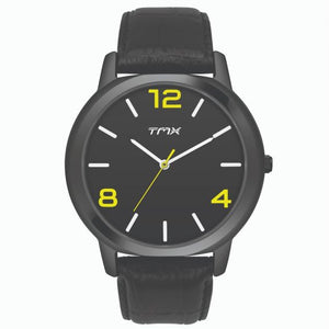 Black Casual Watch With Accent Arabics TM0TG8204T - KRISHNA WATCH COMPANY