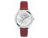Stylish Silver Dial Watch With Crystals TM0TL10102