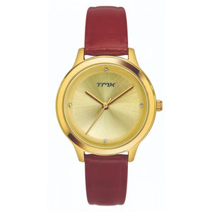 Stylish Golden Dial Watch With Crystals TM0TL10104 - KRISHNA WATCH COMPANY